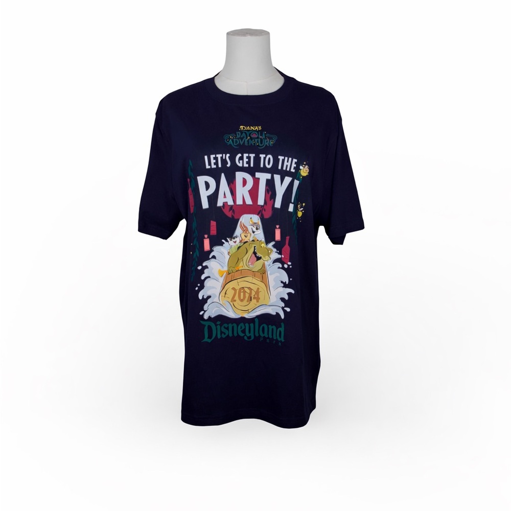 NWT Tiana's Bayou Adventure - Disney T-Shirt - Navy - Medium (unisex)